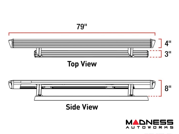 Ford Bronco Running Boards - ActionTrac Powered  